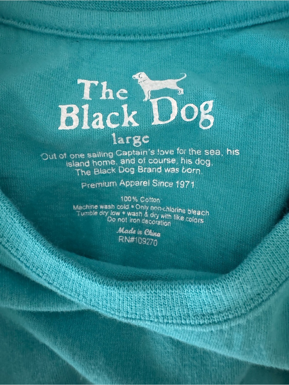 The Black Dog top size large - Picture 4 of 4